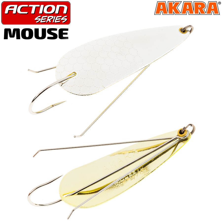 Блесна колеб. незац. Akara Action Series Weedless Mouse 70 26гр. 13/14oz. 01