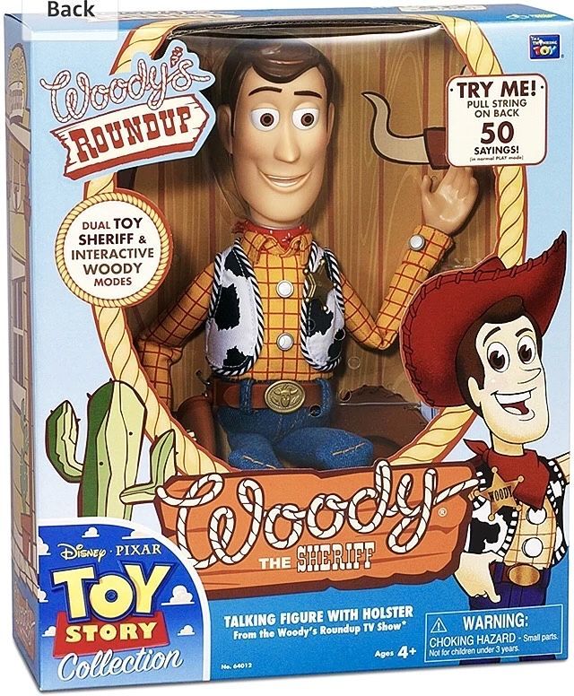 Премиум фигурка Вуди и Шерифа с двумя режимами (Disney, Pixar)