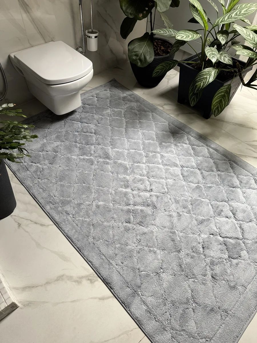 Коврикхлопокдляваннойитуалета100х200смТурция