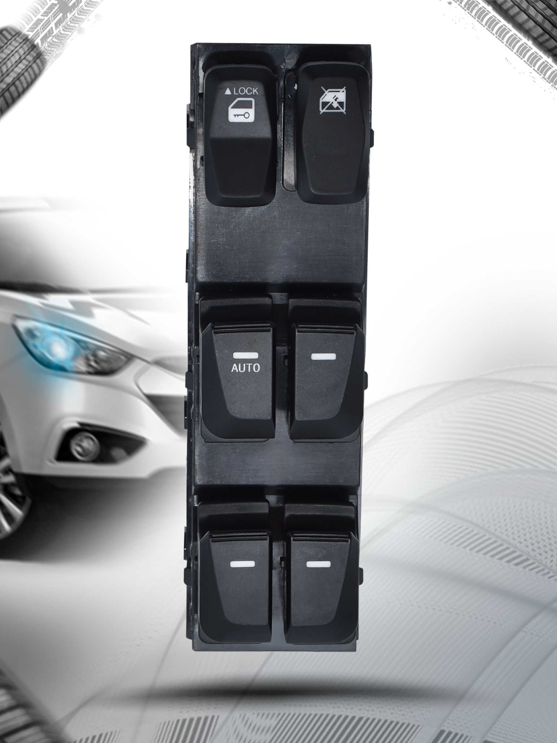 Блок Кнопок стеклоподъемников водительский для Hyundai ix35 — фото 2