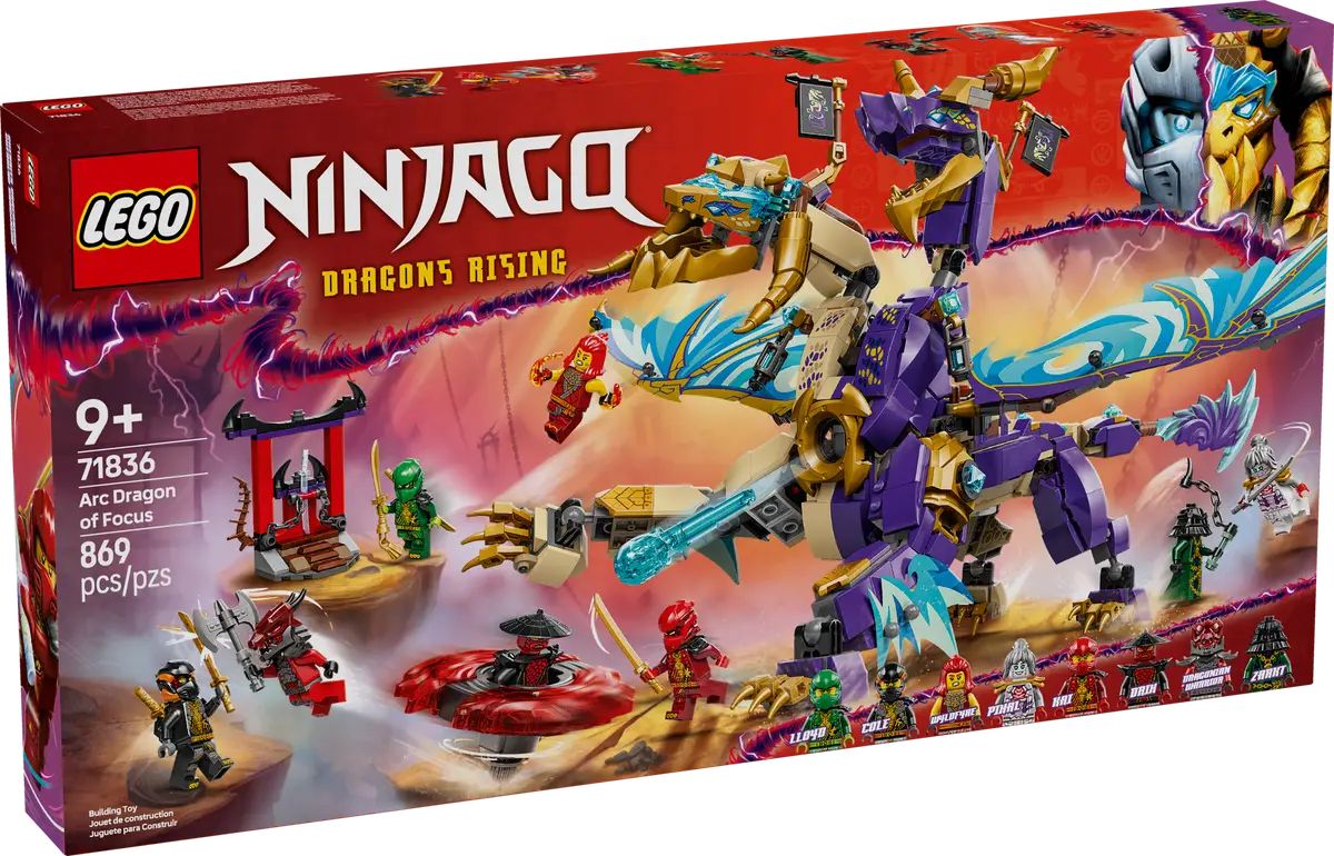Конструктор LEGO Ninjago 71836 Дугообразный дракон Фокуса купить
