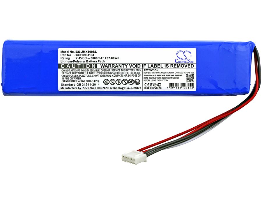 АккумулятордляJBLXtreme1,JBLGSP0931134-CS-JMX100SLоткомпанииCameronSino