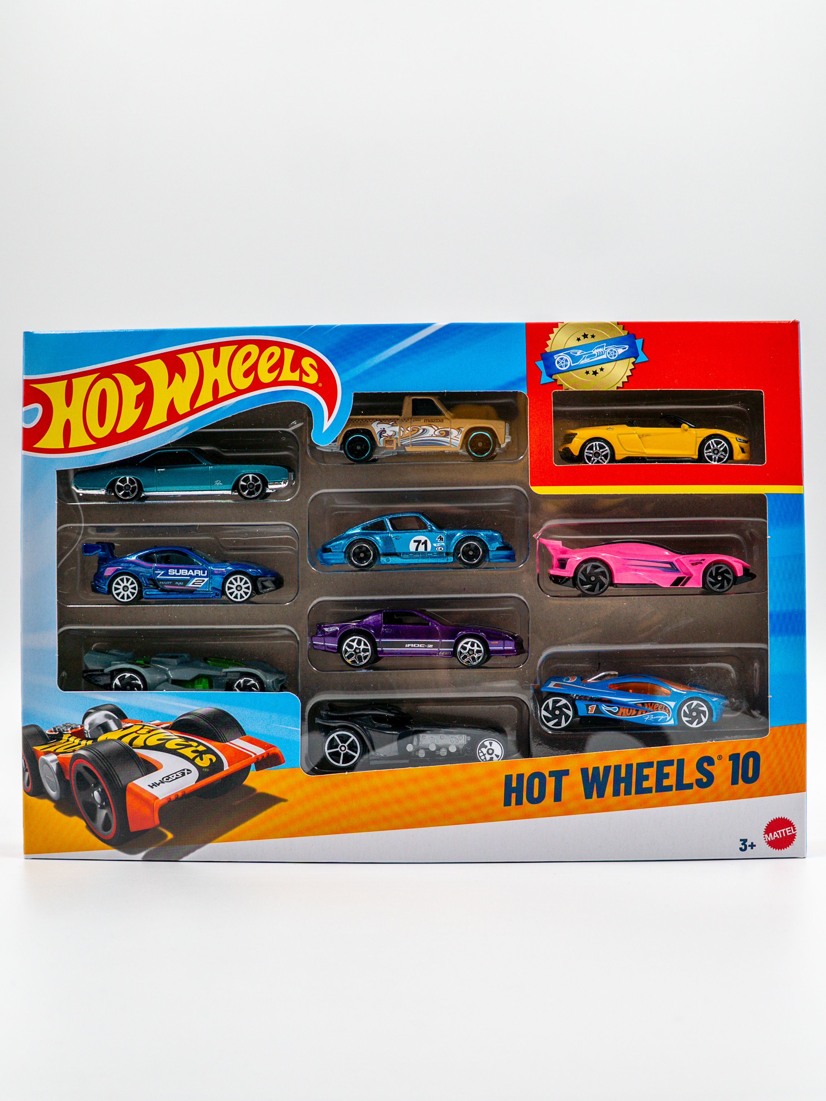 Подарочный набор Hot Wheels машинки 10 штук Ford Mustang купить на