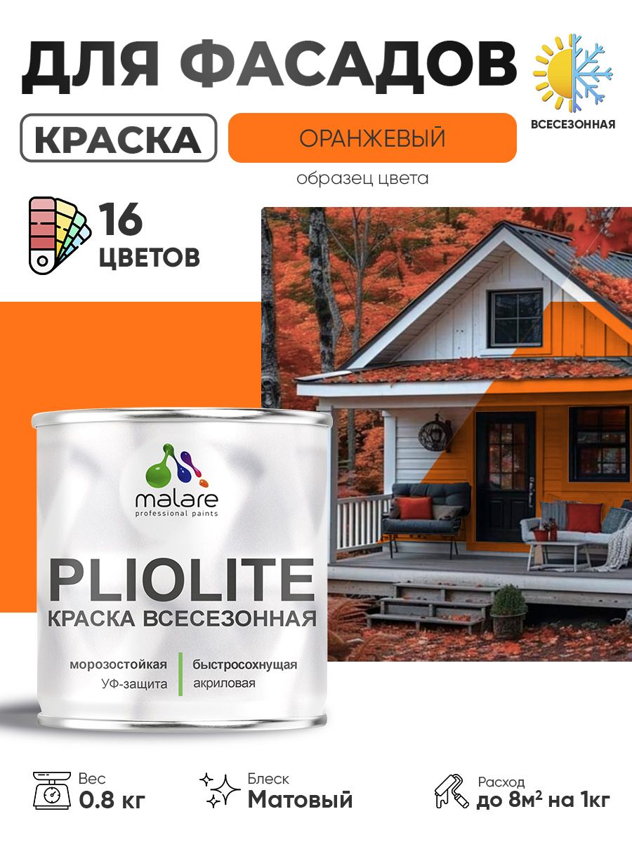 Стоит ли покупать Краска-эмаль всесезонная Malare Pliolite для наружных работ... в 2026 году? Жесткий разбор и мнения