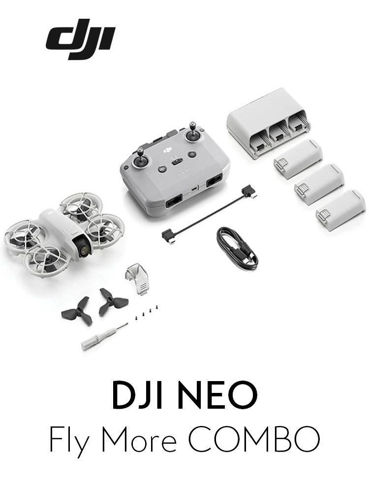 КвадрокоптерDJINeoFlyMoreCombo(3батарейки+пульт)