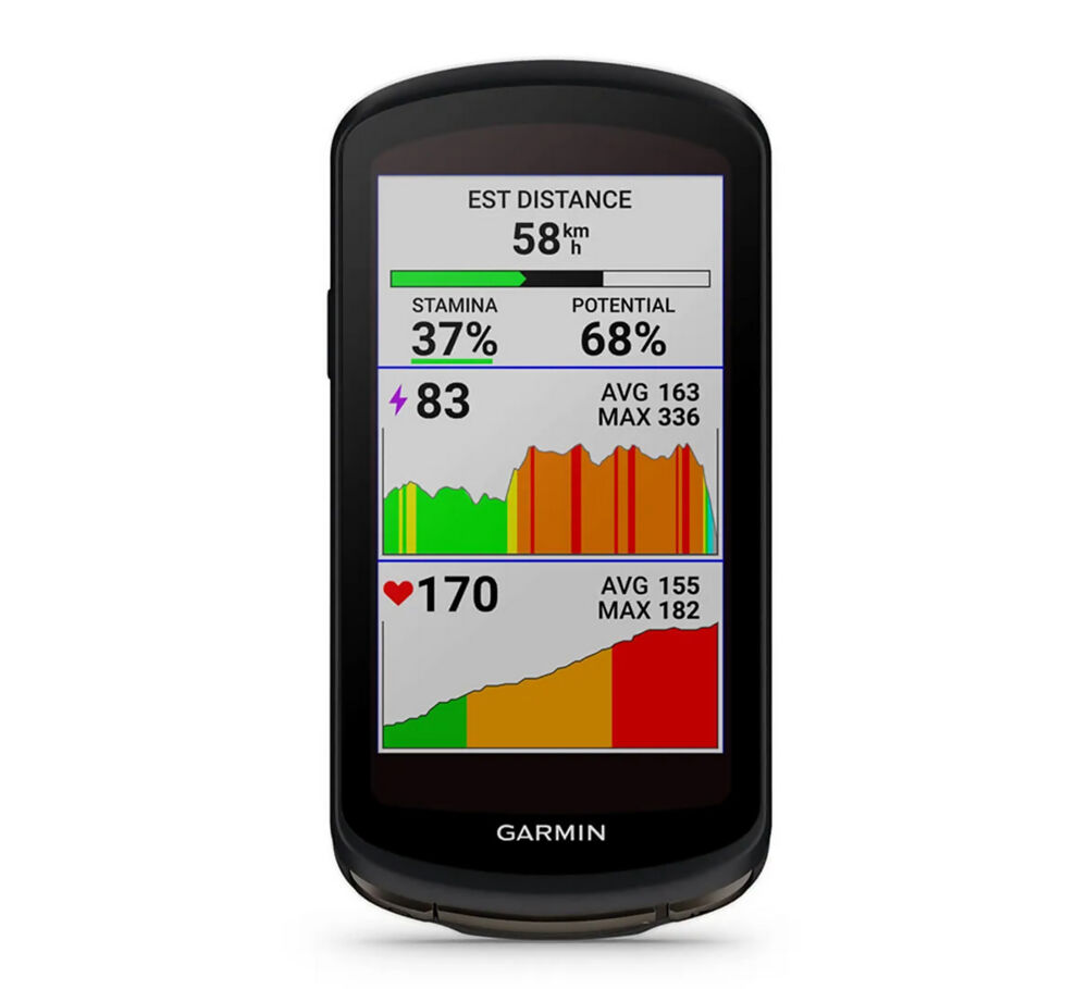 Велокомпьютер Garmin Edge 1040 SOLAR, навигатор GPS, 010-02503-21