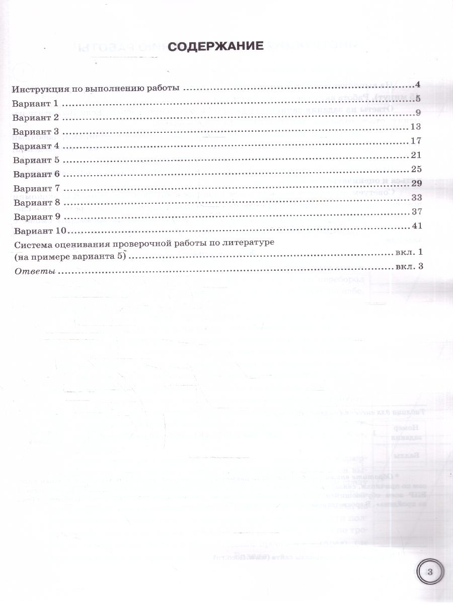 ВПР Литература 6 класс. 10 вариантов. ФГОС Новый | VPR Literature Grade 6. 10 Options. New FGOS - Ozon image 2