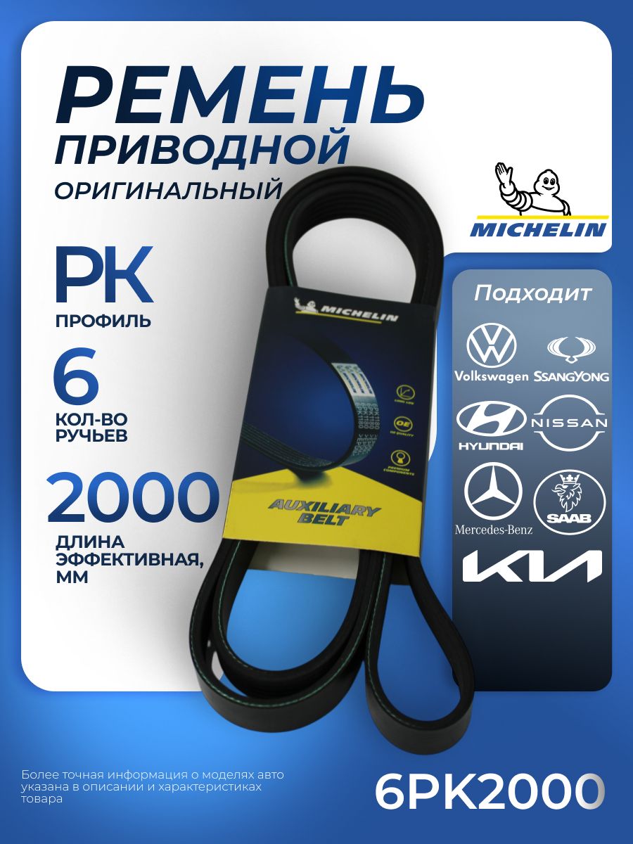 Ремень поликлин HYUNDAI TUCSON 2,7/MAZDA 6 GG/GY/VW CRAFTER