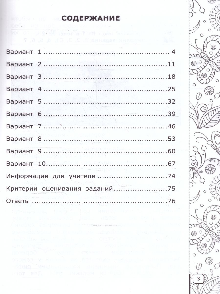 ВПР Читательская грамотность 3 класс. 10 вариантов | Reading VPR Practice Tests, Grade 3, 10 Variants with Answers - Ozon image 1