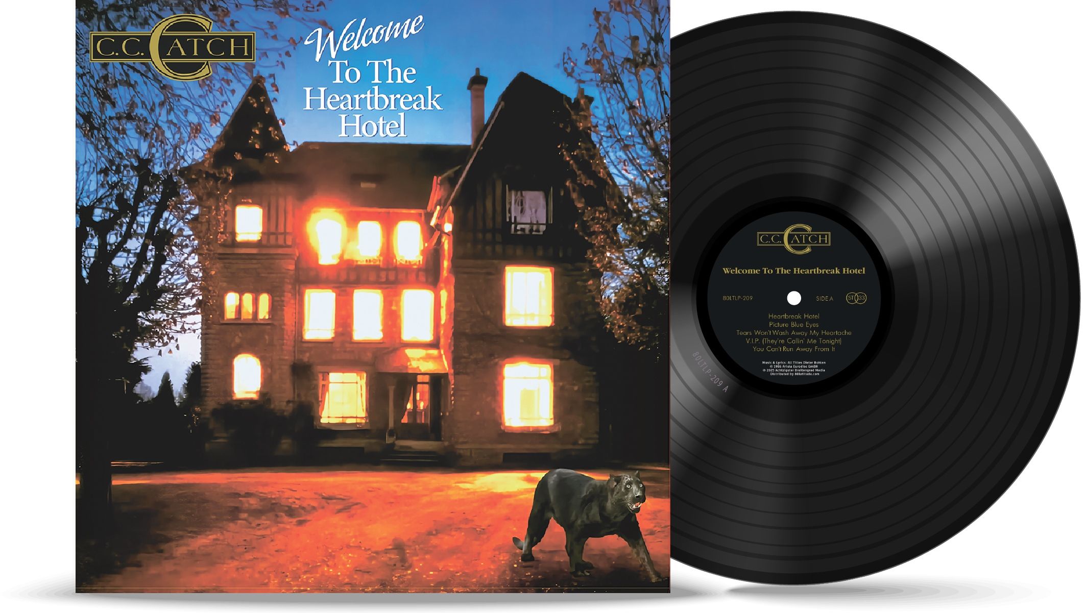C.C.CATCH-WelcomeToTheHeartbreakHotel,(LP,Album,BlackVinyl)ВиниловаяПластинка