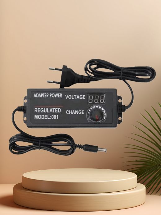 БлокпитанияуниверсальныйLP3973-12V/5ALCD+регулировка(5,5*2,5)