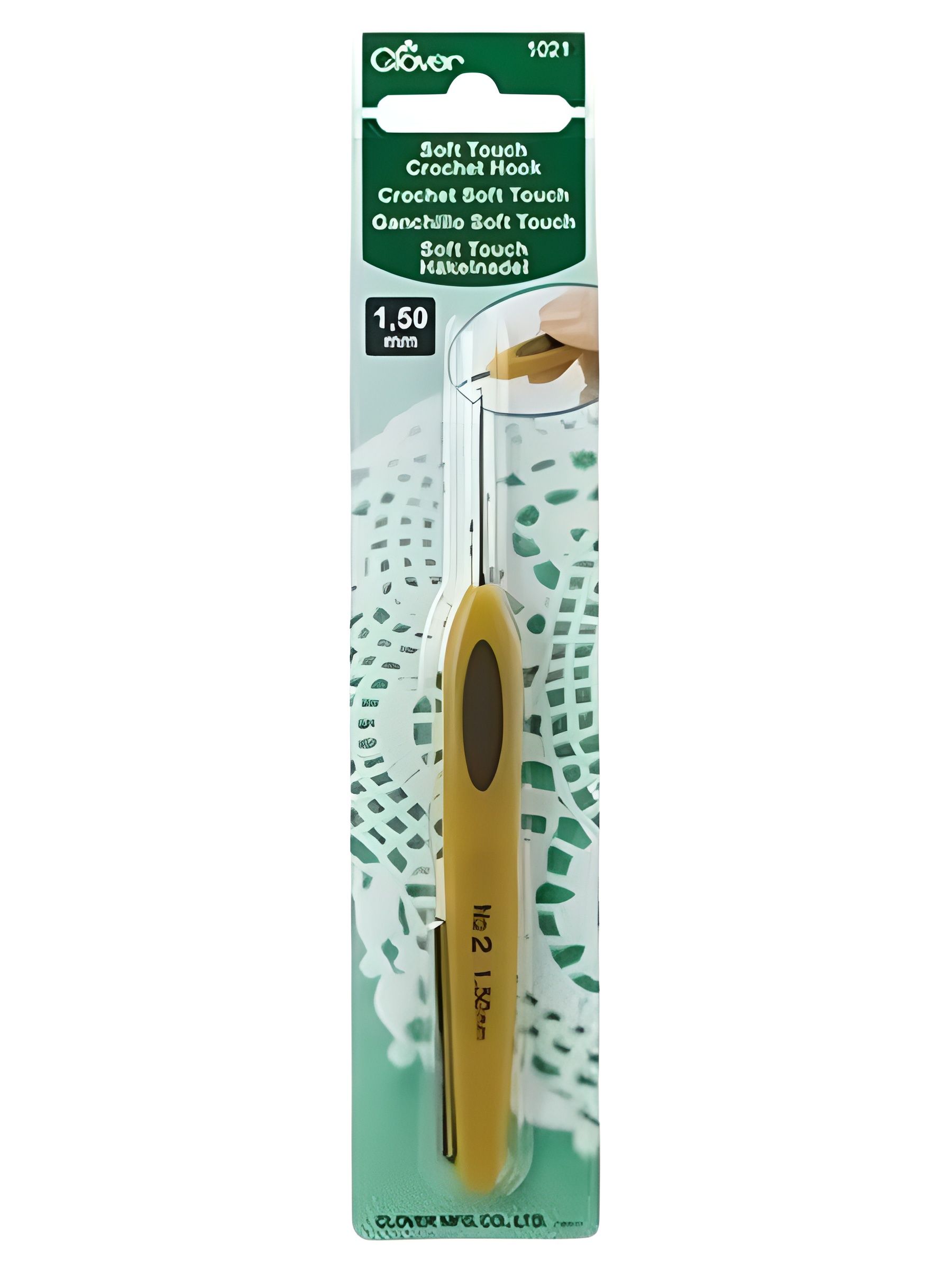 Clover Soft Touch вязальный крючок 1,50 мм купить на OZON по низкой ...