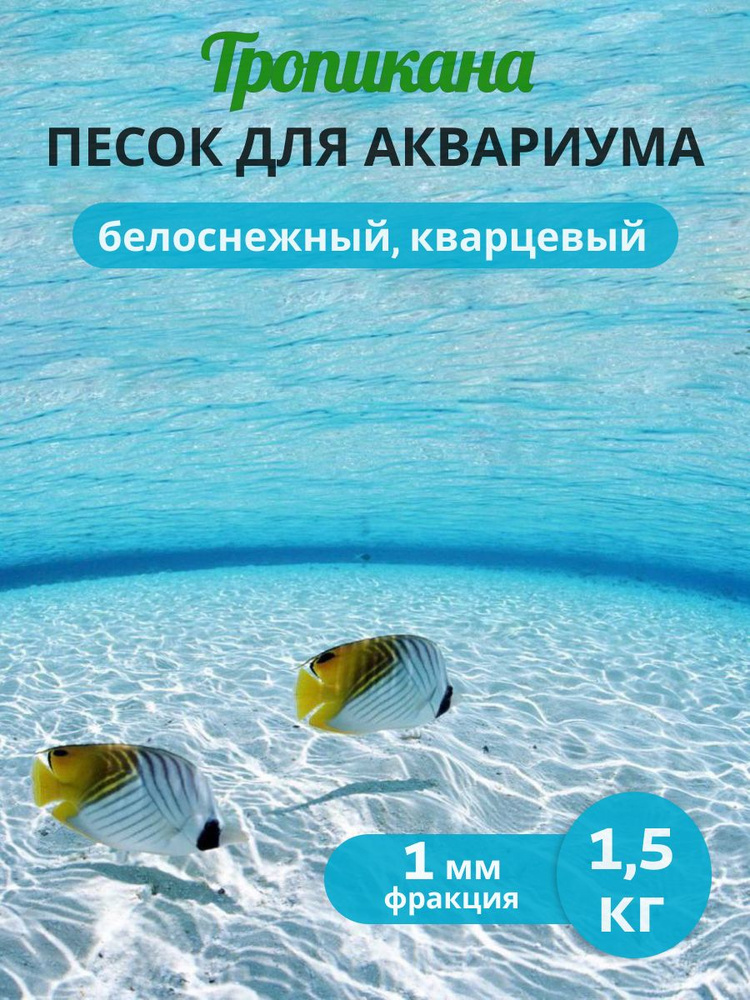 Песок для аквариума белый #1