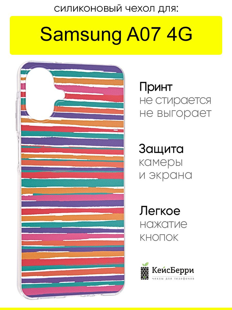 Чехол для Samsung Galaxy A07 4G, серия Clear #1