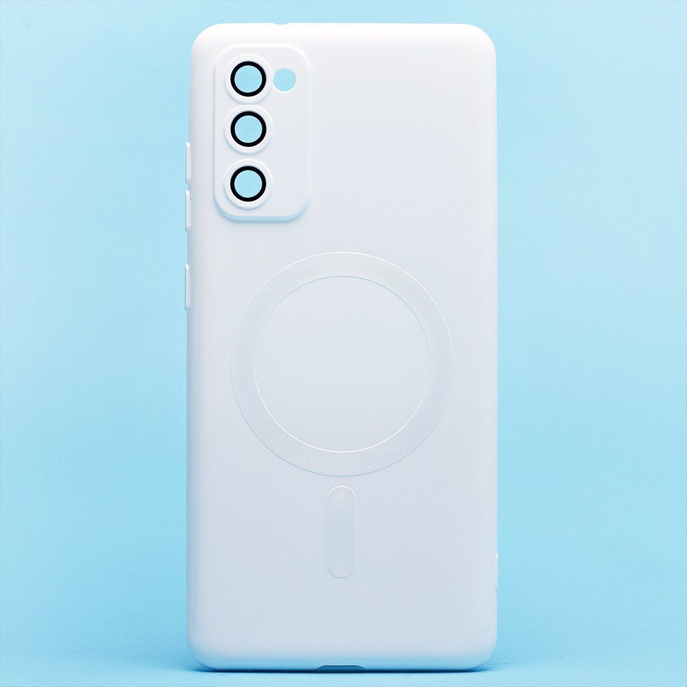 Чехол для Samsung SM-G780F (Galaxy S20 FE) силиконовый Matte MagSafe <белый> #1