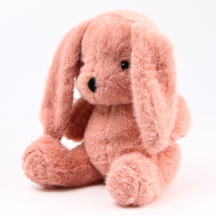 Мягкая игрушка "Зайка", 23 см, цвет темно-розовый #1