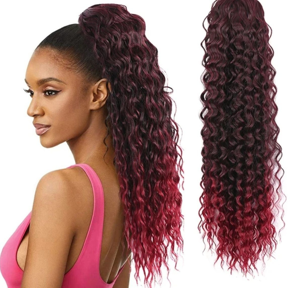 Хвост накладной для волос. 60см - купить по низкой цене в интернет ...