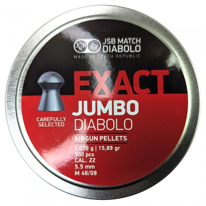 Пули для пневматики JSB Exact Jumbo Diabolo 5,52 мм 1,03 г (500 шт) #1