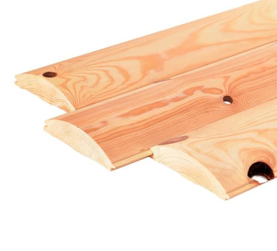 Блок-хаус Timber Style 18х96х1500мм сосна сращенная без сучков с ...