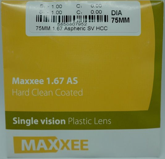 Линза для очков HOYA Maxxee ASP 1.67 HCC #1