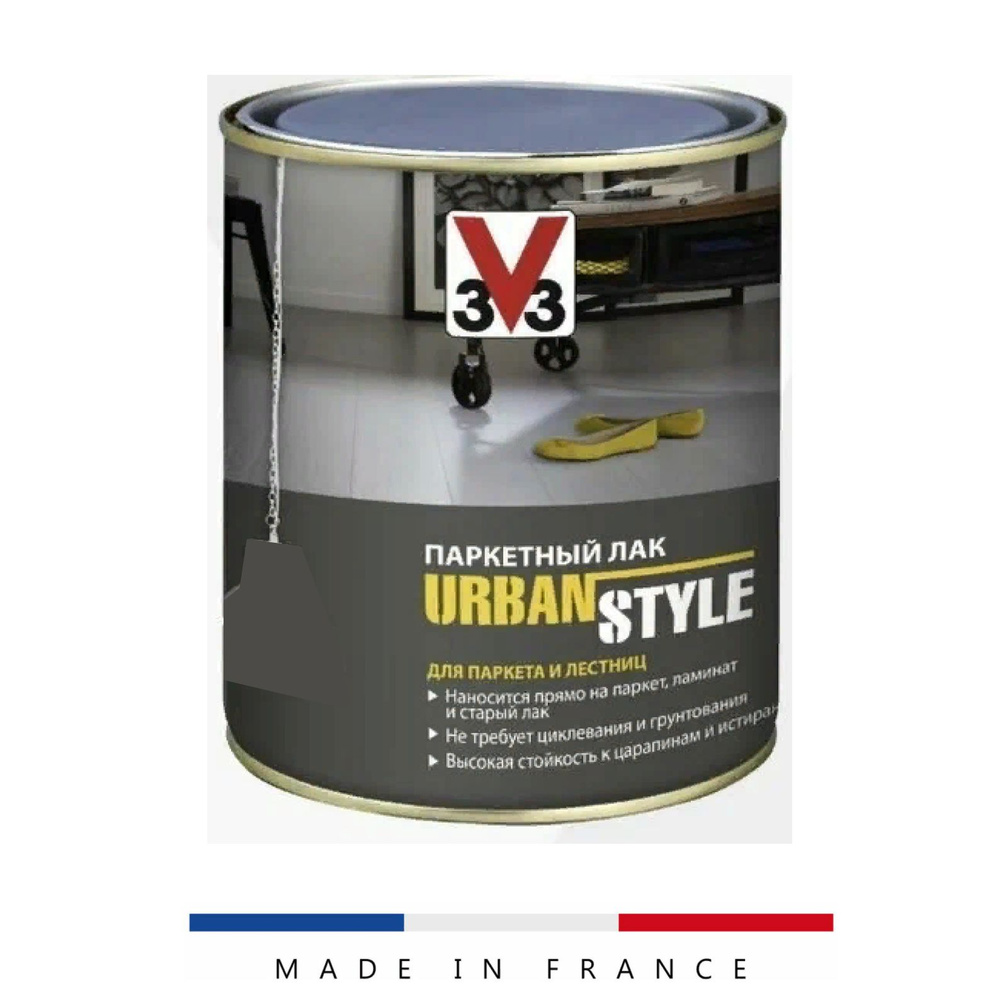 Лак Паркетный Urban style V33 шоколад 0,75л