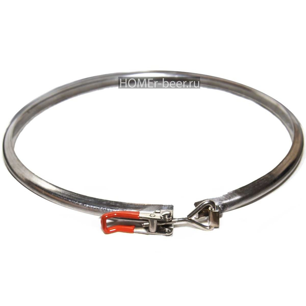 30 л Обжимной обруч для котла 35 см с бортами 375 мм из нержавейки с ...