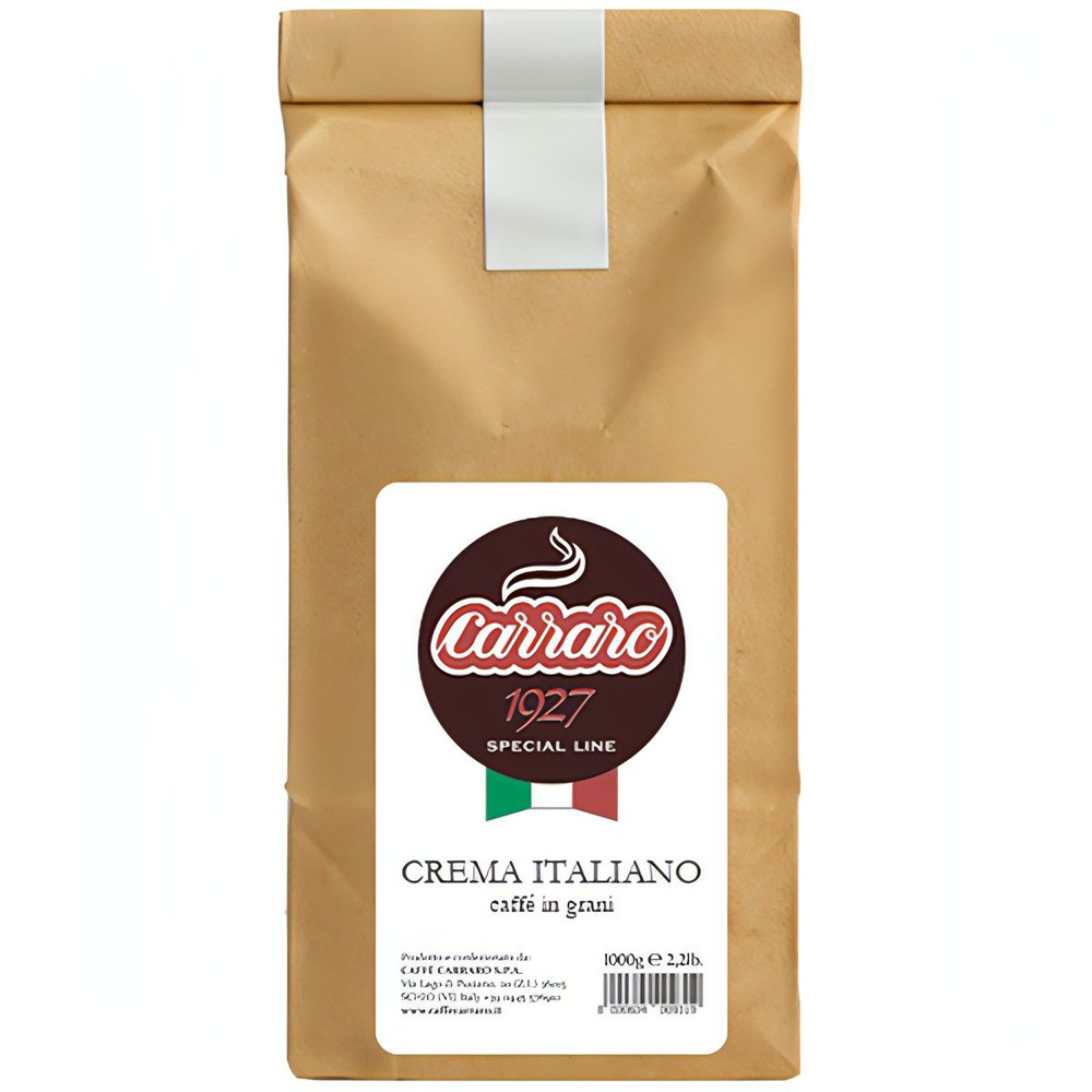 Кофе в зернах Carraro Crema Italiano 1 кг #1