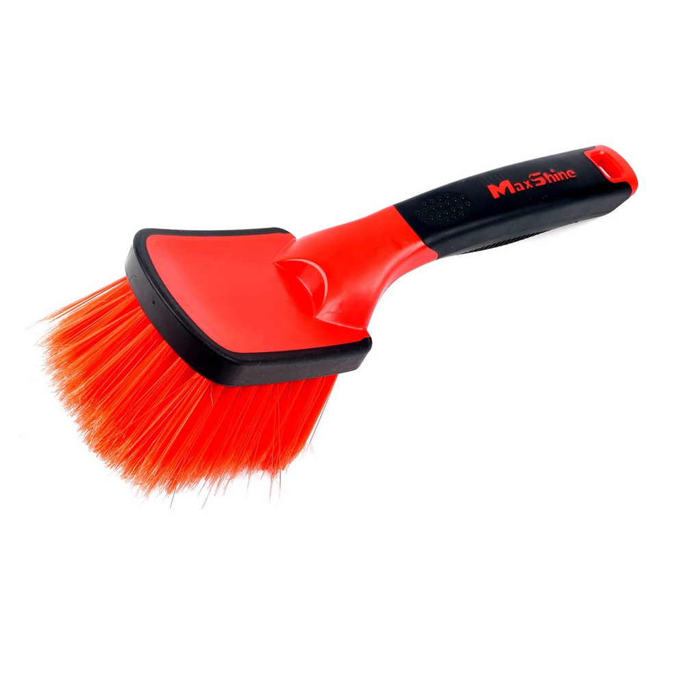 MaxShine Soft Grip Wheel & Body Brush-Medium Handle Щетка для чистки дисков и экстерьера, мягкая, 27х7.2х1.5см #1