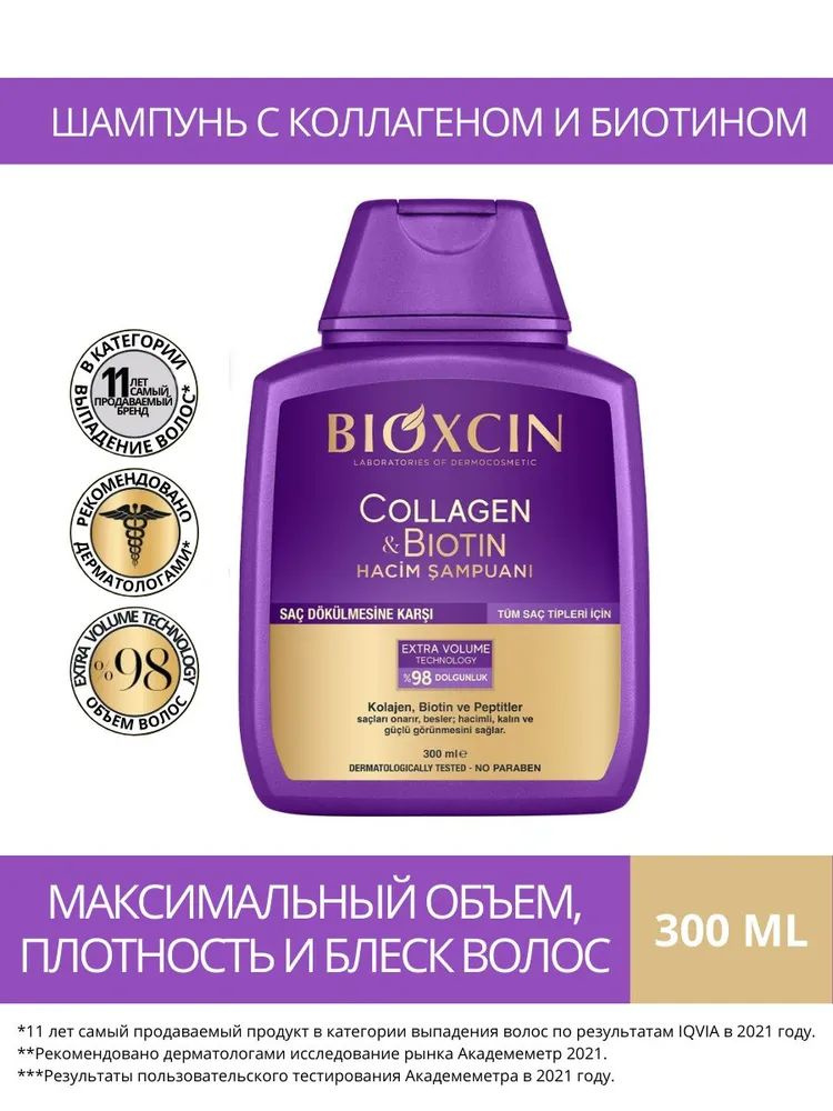 Bioxcin Шампунь для волос, 300 мл #1