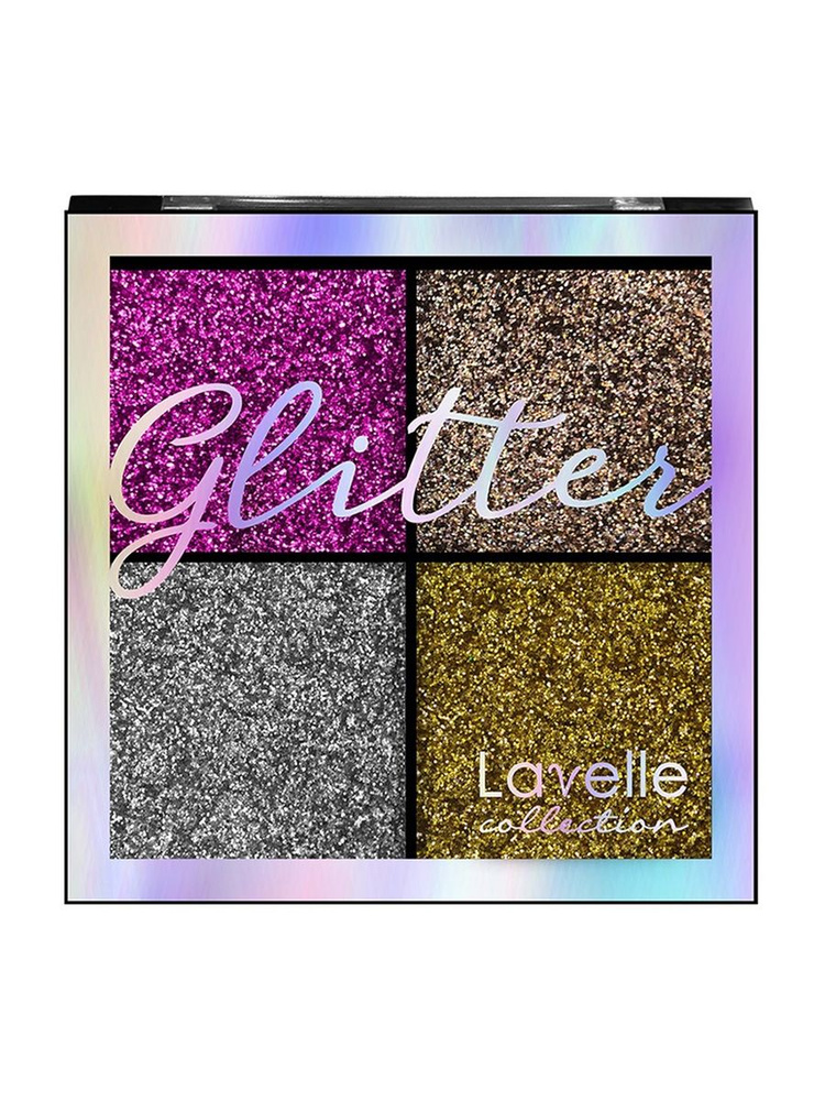 LAVELLE COLLECTION Тени для век Glitter, 12,4 г, 02 северное сияние #1