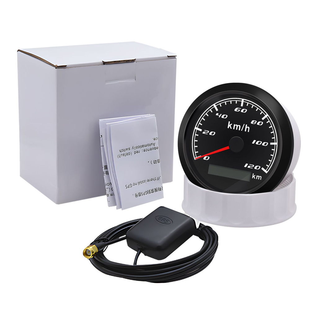 85 мм 120 км/ч GPS-спидометр с GPS-антенной , датчик скорости с 7 ...