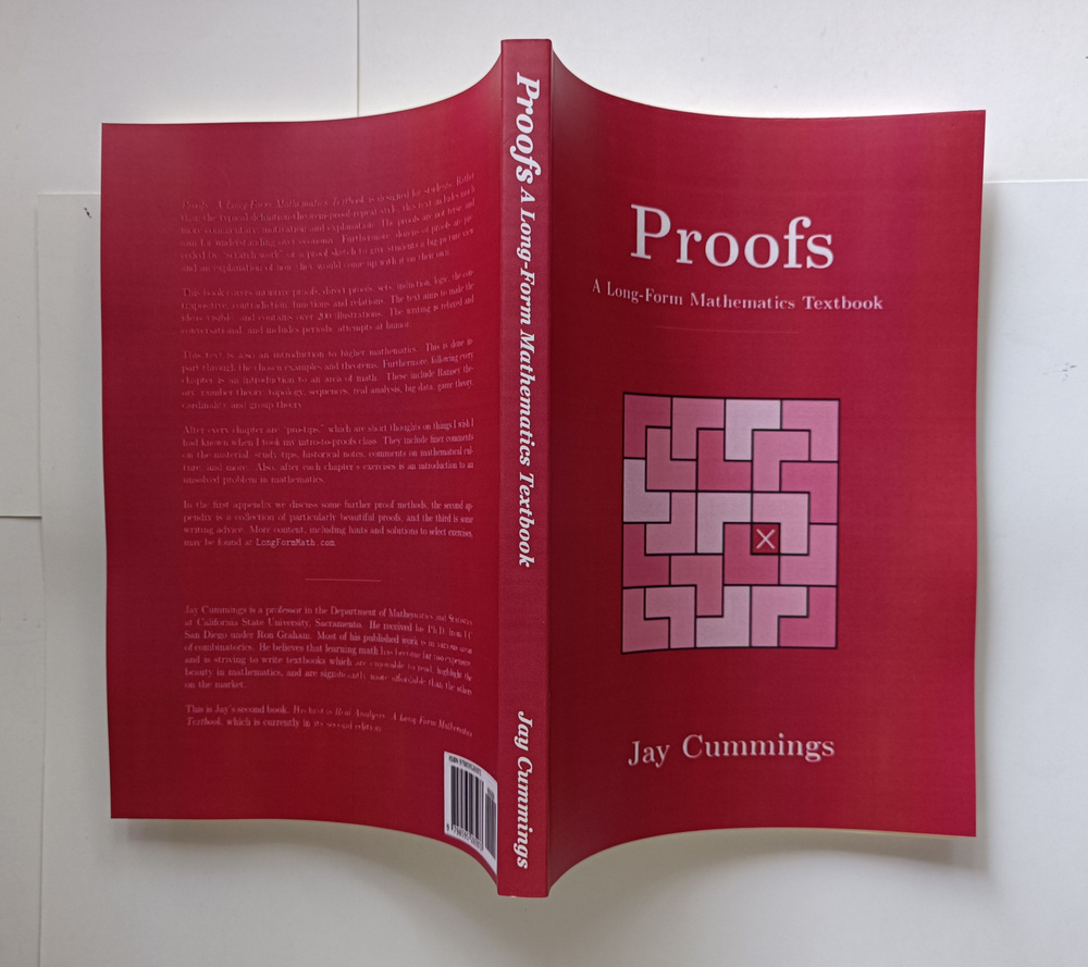 Proofs: A Long-Form Mathematics Textbook English books English Book ...