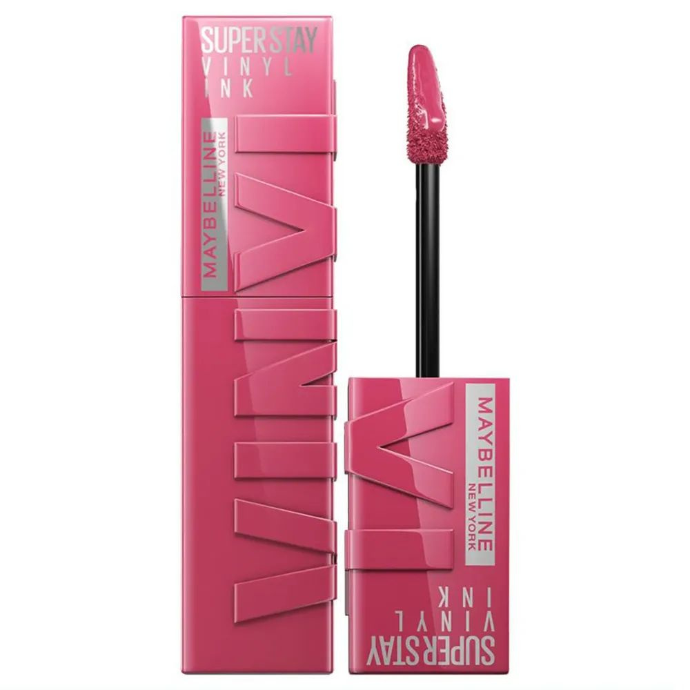 Maybelline New York Super Stay Vinyl Ink, Стойкая жидкая глянцевая помада,20 Coy  #1