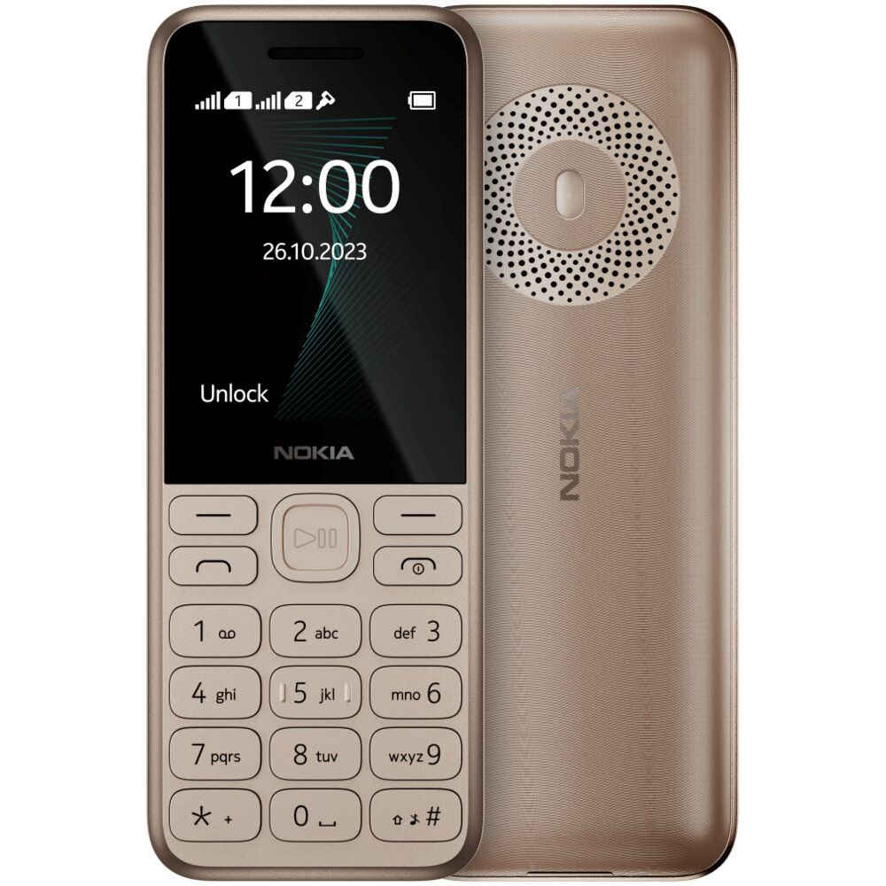 Мобильный телефон Nokia 130 Dual Sim (TA-1576), золотой - купить по  выгодной цене в интернет-магазине OZON (1474591776)