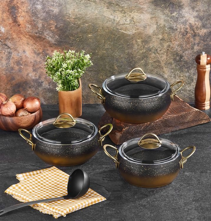 Набор кухонной посуды 6 предметов - купить с доставкой по выгодным ...