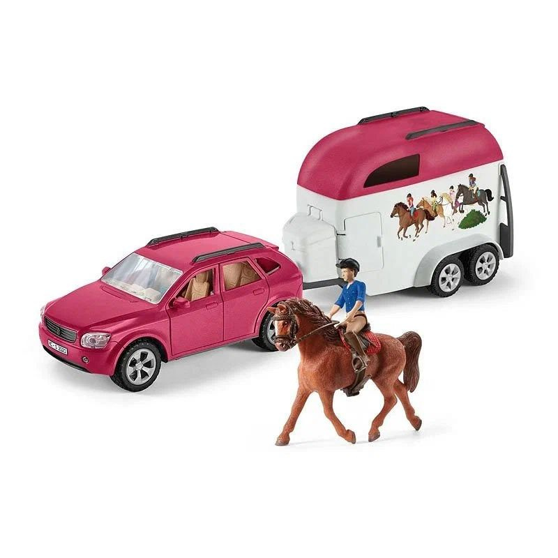 Набор Автомобиль с прицепом и лошадью Schleich 72223 #1