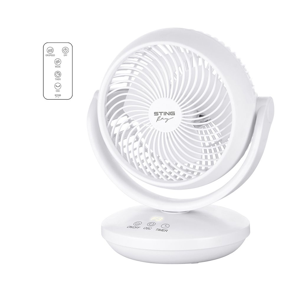 Вентилятор настольный STINGRAY ST-FN4137B с пультом, d 20см ...