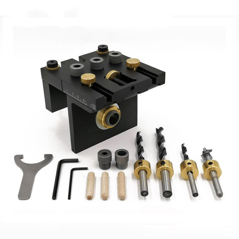 Универсальный кондуктор с дюбелем, 3 в 1, мастер-набор для забивки ...