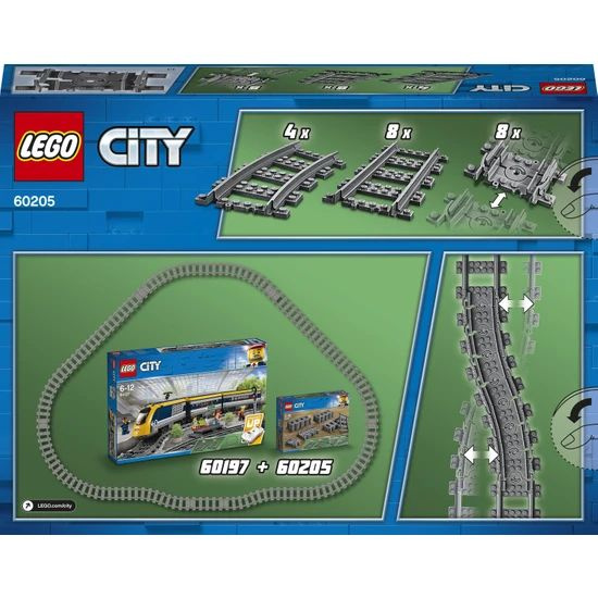 Конструктор LEGO City Trains 60205 Рельсы - купить с доставкой по ...