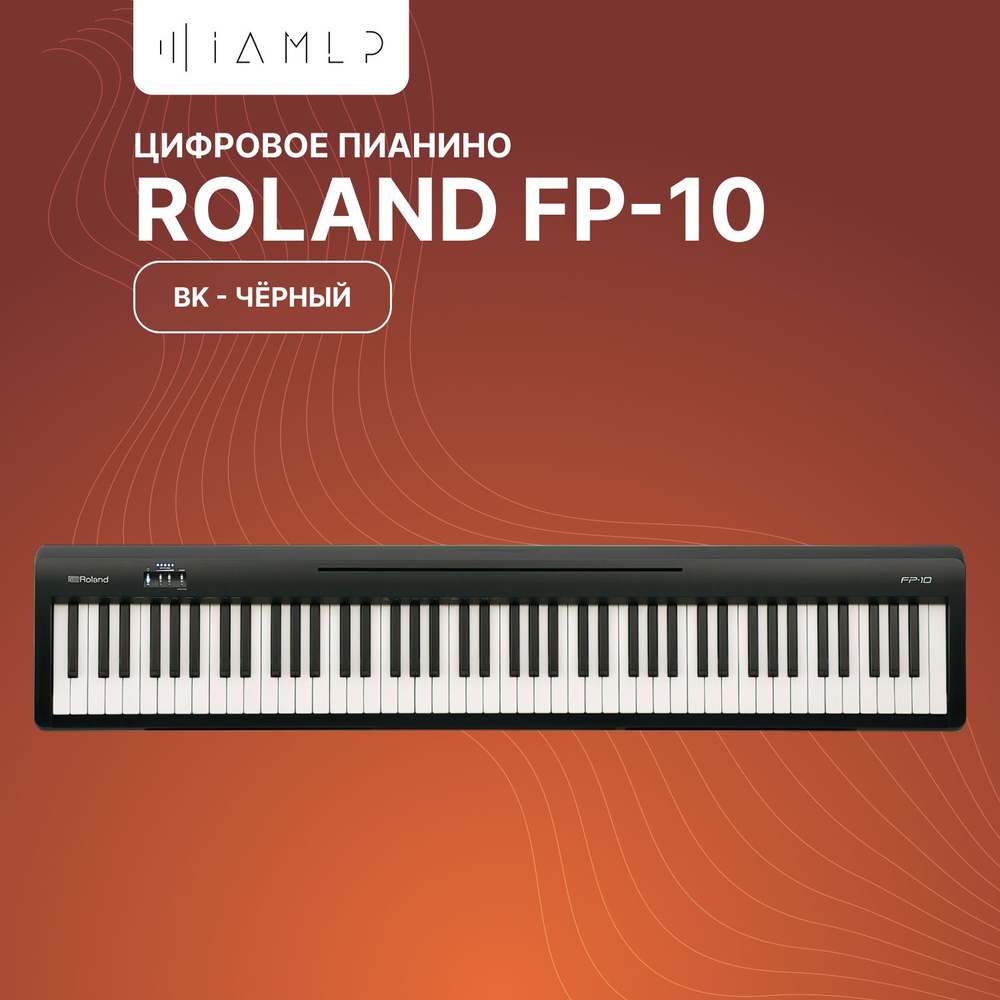 Цифровое пианино Roland FP-10 BK - чёрный #1