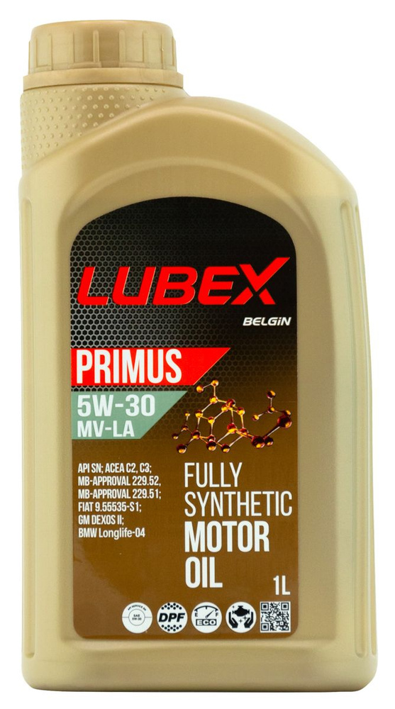 Масло моторное LUBEX 5W-30 НС-синтетическое - купить в интернет ...