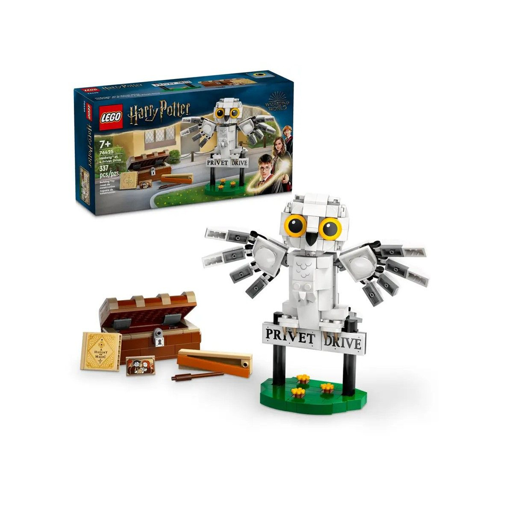 76425 Пластиковый Конструктор LEGO Harry Potter 76425 Hedwig at 4 Privet  Drive Букля на Тисовой улице 4 - купить с доставкой по выгодным ценам в  интернет-магазине OZON (1508217906)