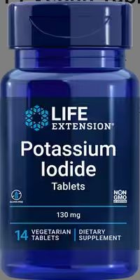 LIFE Extension Potassium Йод Iodide 130mg 14 Vegan Tablets #1