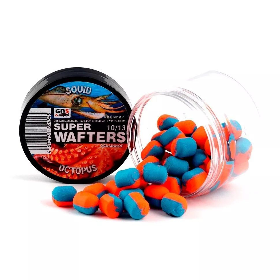 Бойлы нейтральной плавучести 10 х 13 мм Кальмар / Осьминог GBS ...