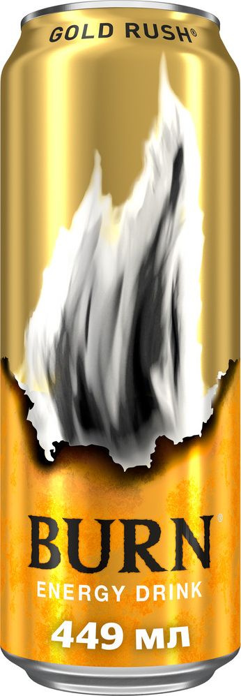 Энергетический напиток Burn Gold Rush, 449 мл - купить с доставкой по ...