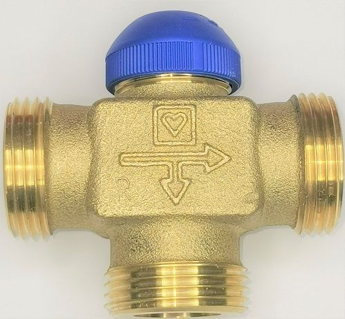 Термостатический клапан Herz Calis-TS-RD трехходовой 1 #1