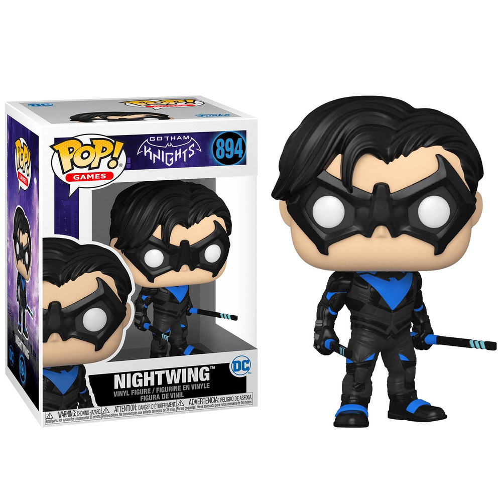 Фигурка Funko Pop! Gotham Knights: Nightwing (Фанко Поп Найтвинг из игры  Рыцари Готэма)