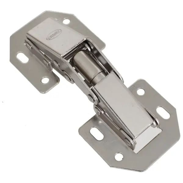 Петля быстрого монтажа Amig 15 44х100 мм сталь цвет никель купить по ...