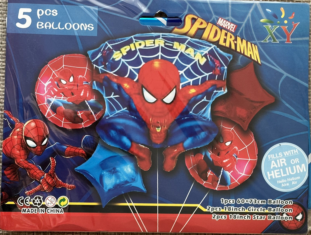 Набор шаров Человек паук (Spider Man) - купить в интернет-магазине OZON ...