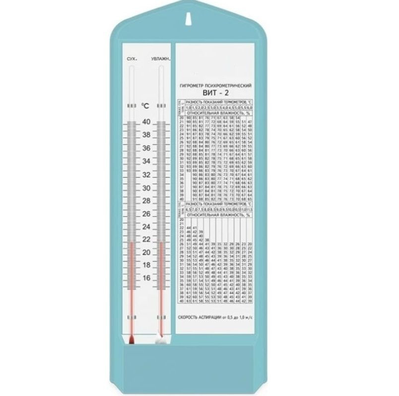 Гигрометр психрометрический ВИТ-2 (+15+40С) (Поверка 2 кв. 2024года)  #1